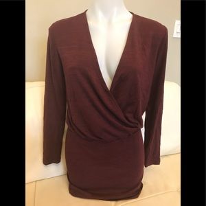 Dynamite Burgandy Dress